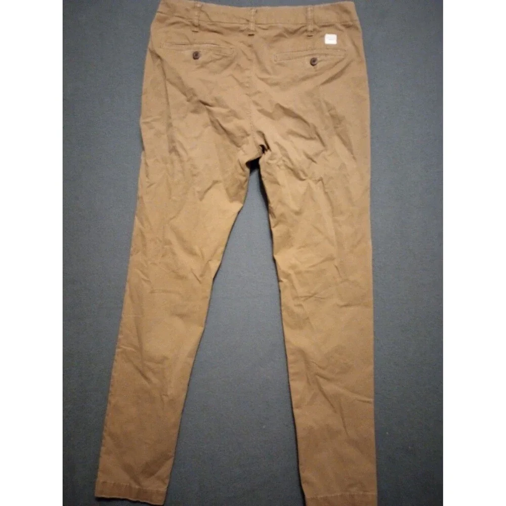 American Eagle Flex Chino Pants Men 32x34 Khaki Slim Stretch Athletic Skinny